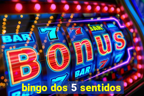 bingo dos 5 sentidos